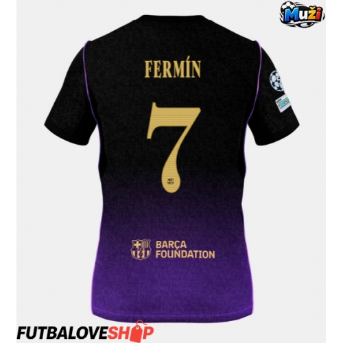 Dres Barcelona Fermin Lopez #7 Preč 2026-27 Krátky Rukáv